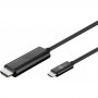 Goobay | Male | 24 pin USB-C | Male | 19 pin HDMI Type A | 1.8 m - 2
